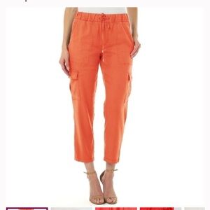 Liverpool coral cargo pants NWT